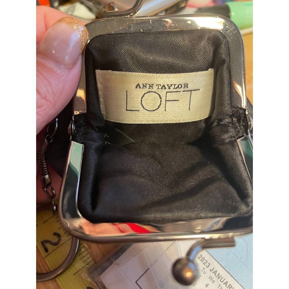 Ann Taylor LOFT Keychain Beaded Change Purse - Picture 6 of 6